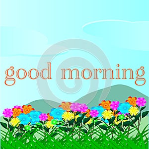 Spring Background For Design. Eps 10 vector illusion