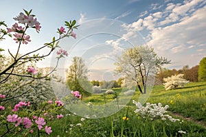 Spring background photo