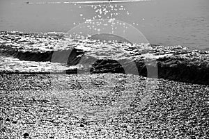 Spring beach / Japanese landscape in March