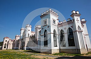 Kossovo castle in Belarus in May photo