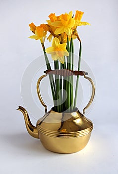 Spring bouquet with daffodils