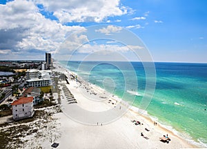 Spring Break Aerial Panama City Beach, Florida, USA