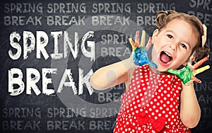 Spring break concept