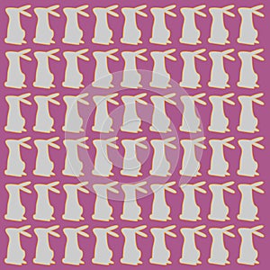 Spring Bunnies Spring Design Pattern Texture