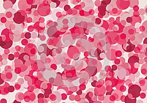 Spring cherry vector wallpaper. Pink shades lenses. Festive hand drawn illustration backdrop II.