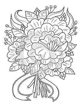 Spring Coloring Page For Adult