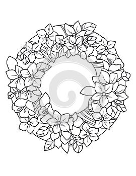 Spring Coloring Page For Adult