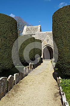 Spring, Duntisbourne Abbots church, Cotswolds, UK
