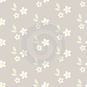 Spring easter neutral pattern with small lowers