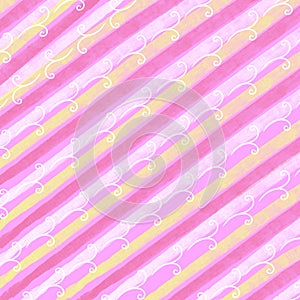 Spring Easter Stripes Pattern