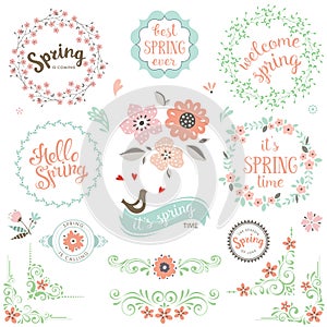 Spring Elements Set