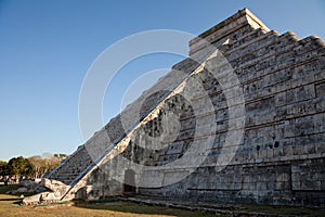 Spring Equinox at Chichen Itza Kukulcan Temple photo