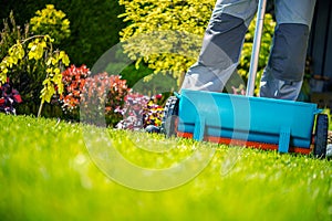 Spring Fertilization of Grass