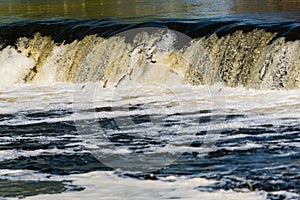 In the spring, fish fly or jump in Europe`s widest waterfall