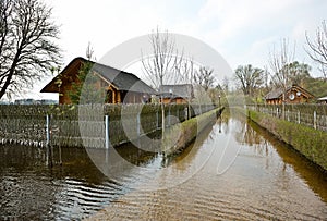 Spring flood, Belarus