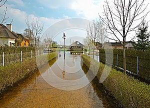 Spring flood, Belarus