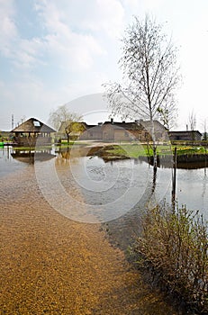 Spring flood, Belarus