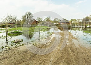 Spring flood, Belarus