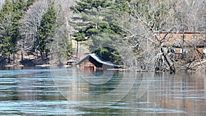 Spring Flood in Huntsville, Ontario, 2013