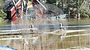 Spring Flood in Huntsville, Ontario, 2013