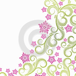 Spring floral background.