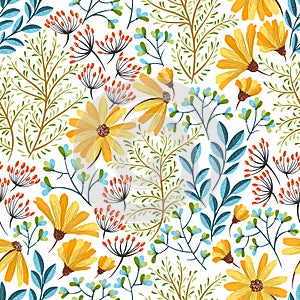 Spring floral pattern