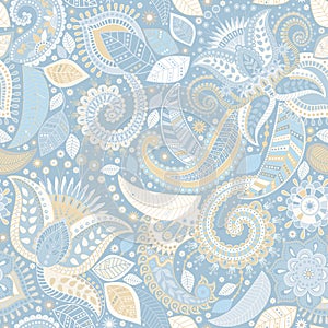 Spring floral seamless pattern. Provence style. Flowers wallpaper