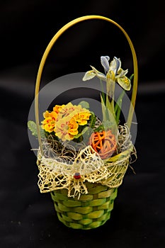 Spring flower arrangements