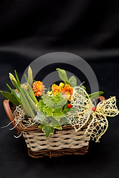 Spring flower arrangements