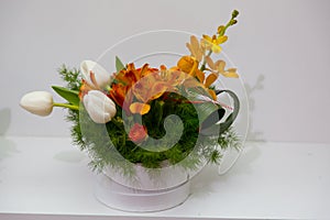 Spring flower arrangements