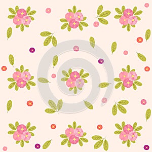 Spring Flower Background with Peonies