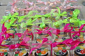 Spring flower cupcakes