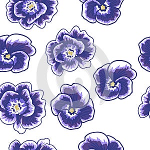 Spring flowers seamless pattern Small floral pattern floral illustration and floral vector pattern flower pattern fabric. pattern