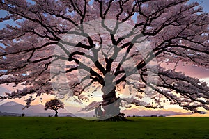 spring ,flowers, sunset, spring flowers, sky, beautiful