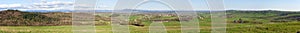 Spring foothill panorama landscape
