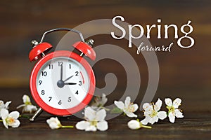 Spring forward. Daylight Saving Time