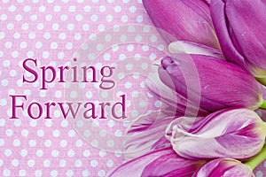 Spring Forward message