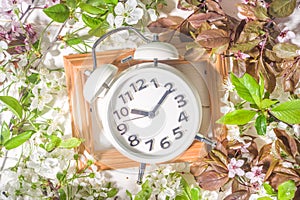 Spring Forward Time, Savings Daylight Concept