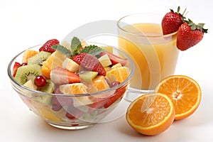 Spring Fruit Cocktail and Fruit Juice