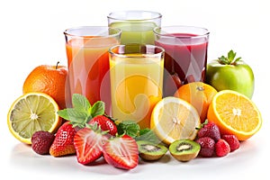 Spring Fruit Cocktail and Fruit Juice