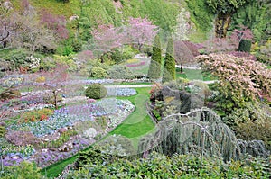 Spring garden landscapes