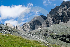 Spring in the high mountains