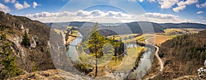 Spring hike in the Danube Valley near Sigmaringen