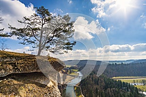 Spring hike in the Danube Valley near Sigmaringen