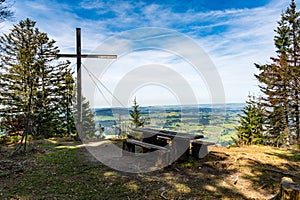 Spring hike to the Immenstadter and Gschwender Horn near Immenstadt in the Allgau