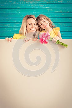 Spring holiday. Mother`s day concept