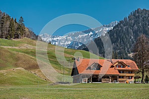 Spring impressions from marbach, emmental entlebuch switzerland