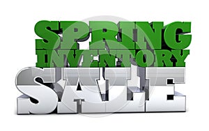 Spring Inventory Sale