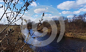 Spring landscape of central Russia