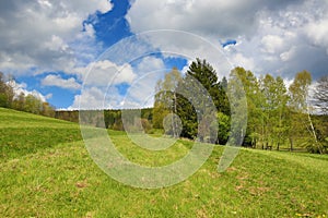 Spring Landscape, Hartmanice, Bohemian Forest (Å umava), Czech Republic